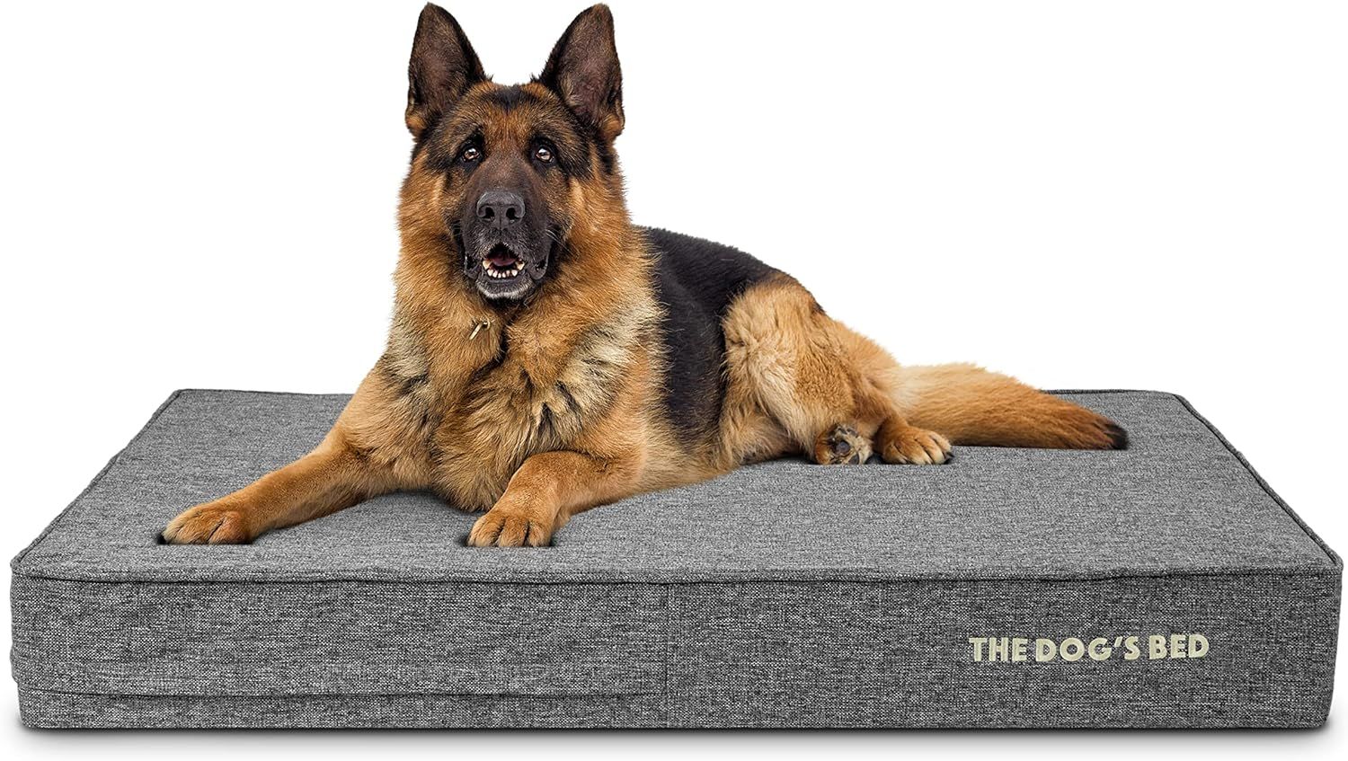 Amazon.com : The Dog’s Bed Orthopedic Memory Foam Dog Bed, Large Grey Plush 40x25, Pain Relief ... | Amazon (US)