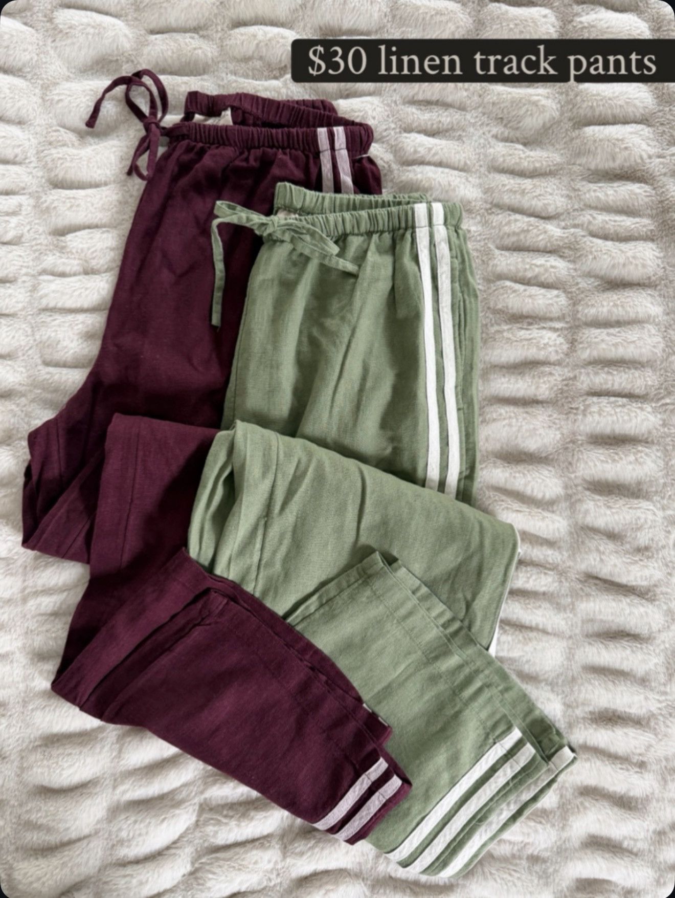 $30 track pants from Target. You’ll want to wear them everyday!

#LTKOver40 #LTKSeasonal #LTKootd