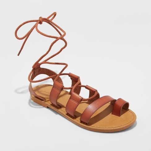 Women's Paige Lace Up Gladiator Sandals - Universal Thread™ | Target