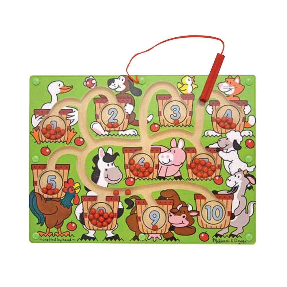 Melissa & Doug Magnetic Wand Number Maze, 12"" x 9 | Oriental Trading Company