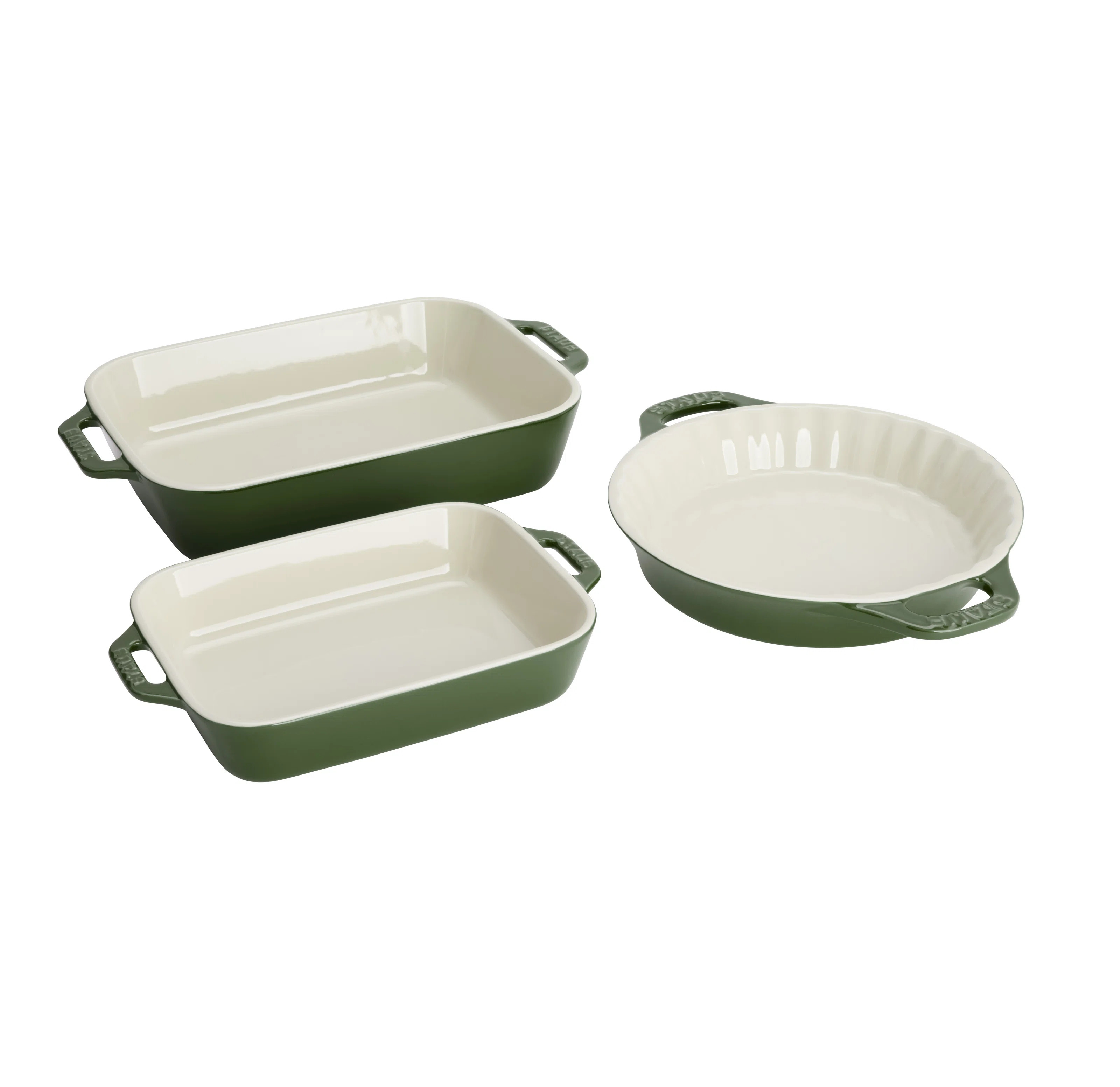 Staub STAUB Ceramic 3 Pc. Set (Pie & 2Pc Rect Dish) & Reviews | Wayfair | Wayfair North America