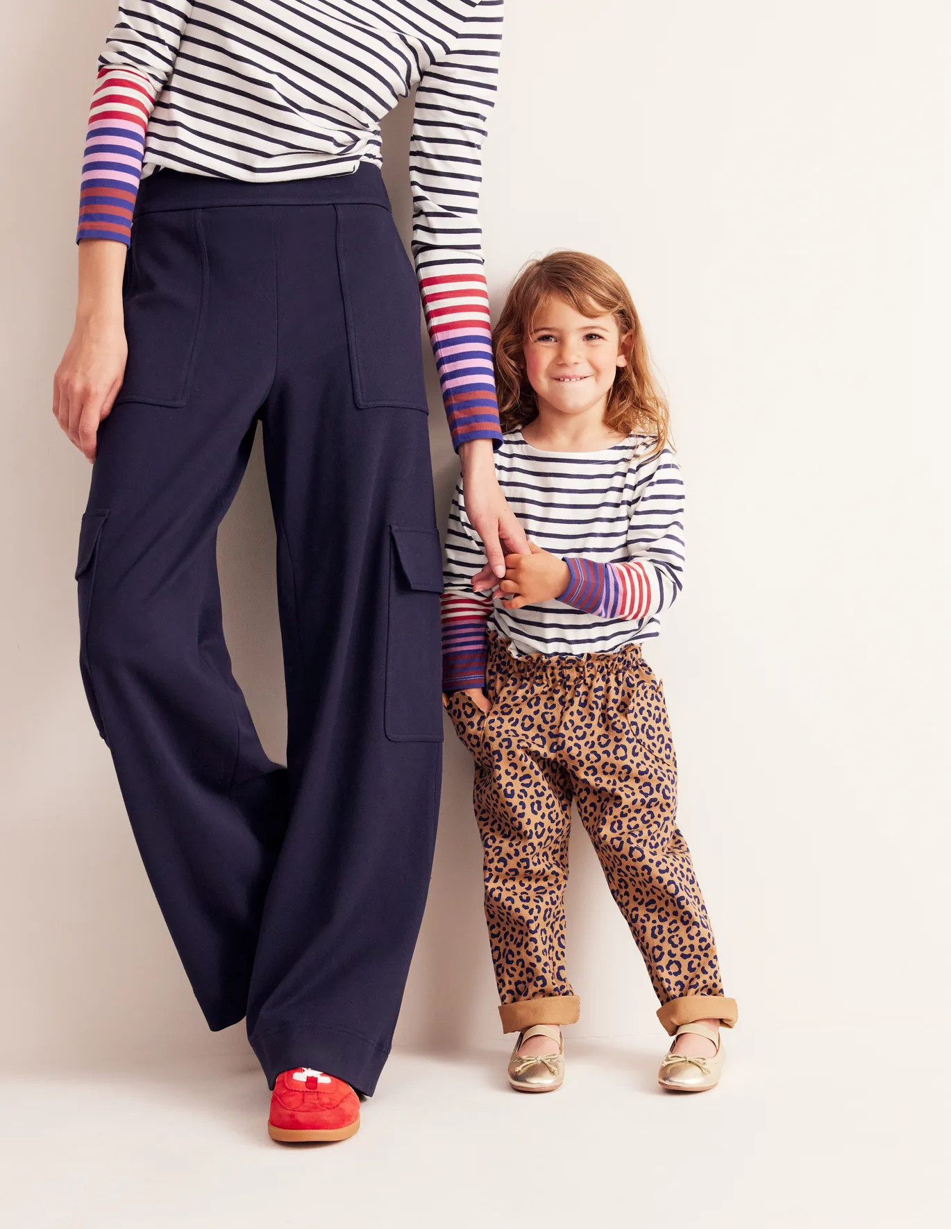 Heart Pocket Pull On Trousers - Leopard | Boden US | Boden (US)