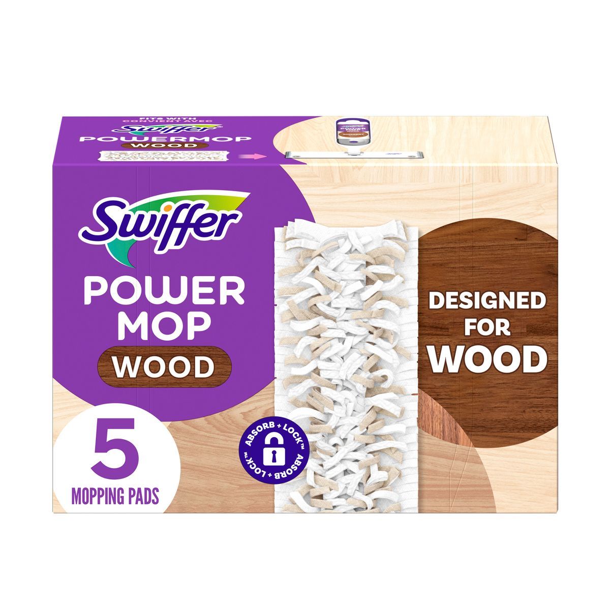 Swiffer Power Mop Wood Mopping Pad Refills for Floor Cleaning | Target