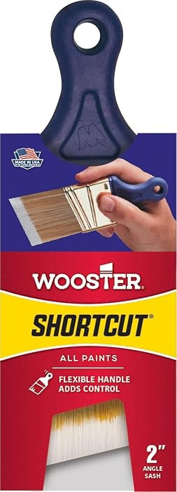 Wooster Brush Q3211-2 Shortcut Angle Sash Paintbrush, 2-Inch, White | Amazon (US)