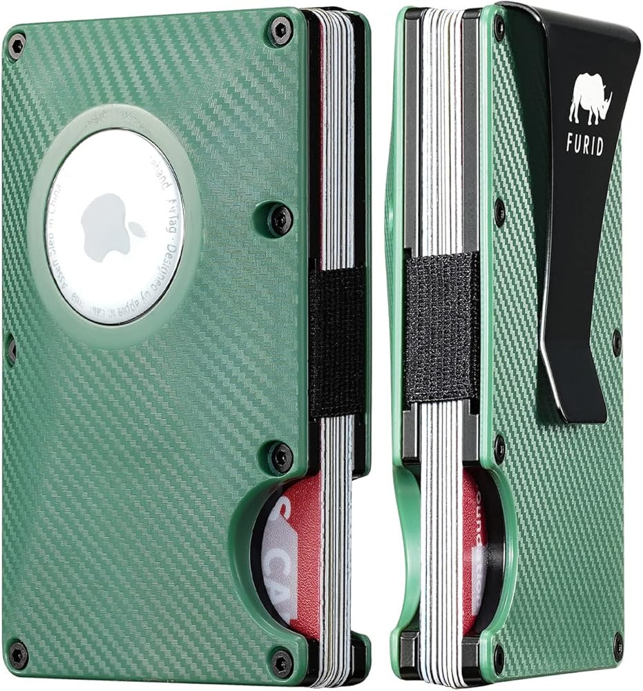 furid Airtag Wallet Men(No Airtag), Wallet with Airtag Holder, Minimalist Wallet for Men Slim Car... | Amazon (US)