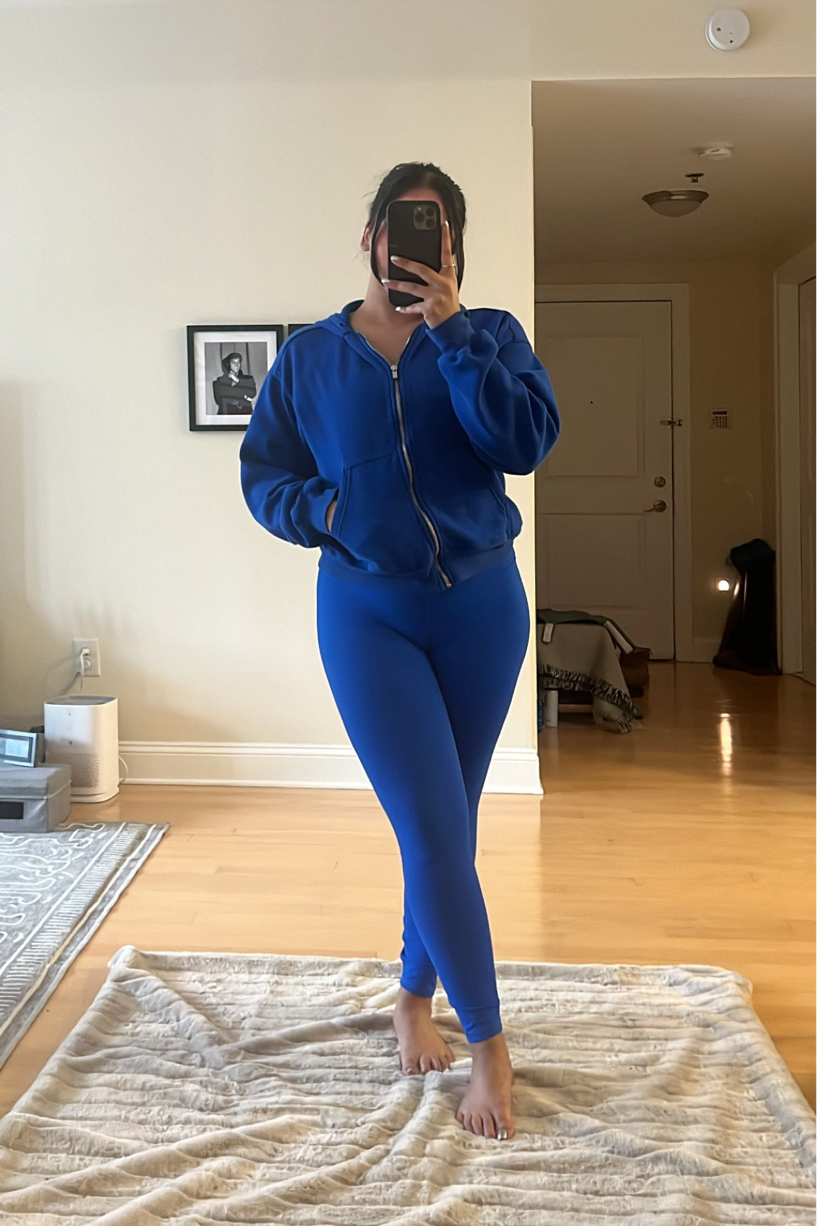 Leggings: Medium
Hoodie: Medium

Step into the gym with confidence in this stunning workout fit! 💙 Crush your fitness goals in Fabletics' blue leggings and matching sweatshirt. 🏋🏽‍♀️ Elevate your activewear game with this matching set that blends performance and fashion seamlessly.

🔥 Experience the perfect fit and flexibility in the blue leggings, designed for comfort. Top it off with the cozy, matching sweatshirt – a combination that's both on-trend and performance-driven.

Tap into the power of fashion and fitness with Fabletics! 💪🏽 Don't miss out on this activewear essential. Swipe up to shop now and conquer your workouts in style! 



#LTKmidsize #LTKfitness #LTKstyletip