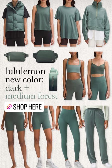New fall color LULULEMON 
LOVE THIS FOREST GREEN FOR FALL
#lululemo  #fallstyle #falloutfits

#LTKover40 #LTKstyletip #LTKfitness