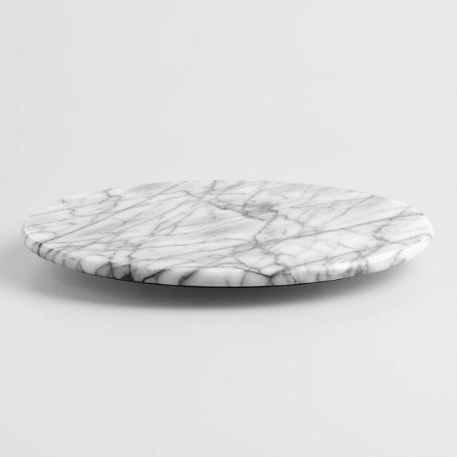 White Marble Lazy  Susan | World Market