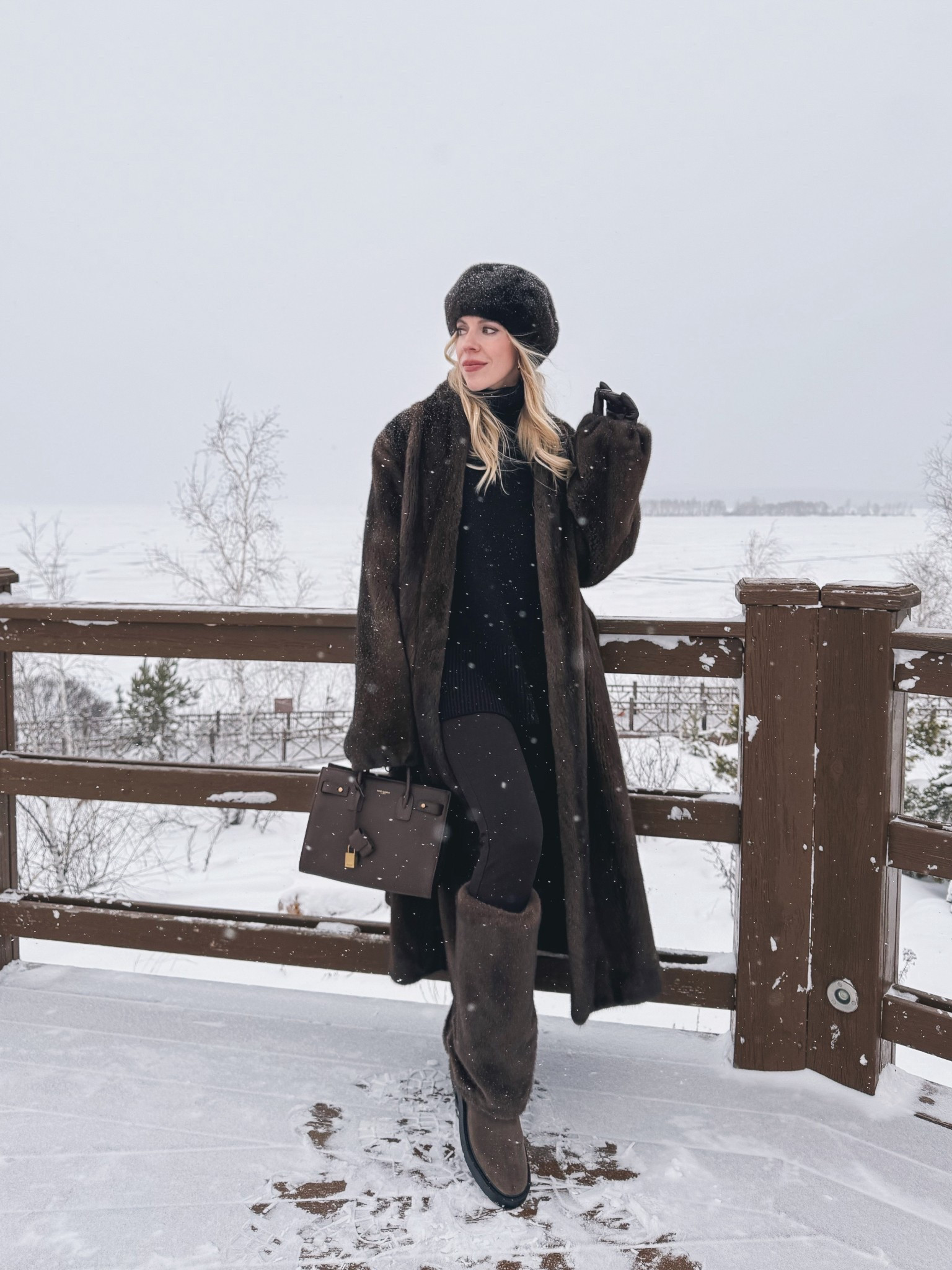 Long brown fur coat, apres ski outfit, Zara chocolate brown leggings, Zara fur boots

#LTKFindsUnder50 #LTKSeasonal #LTKHoliday