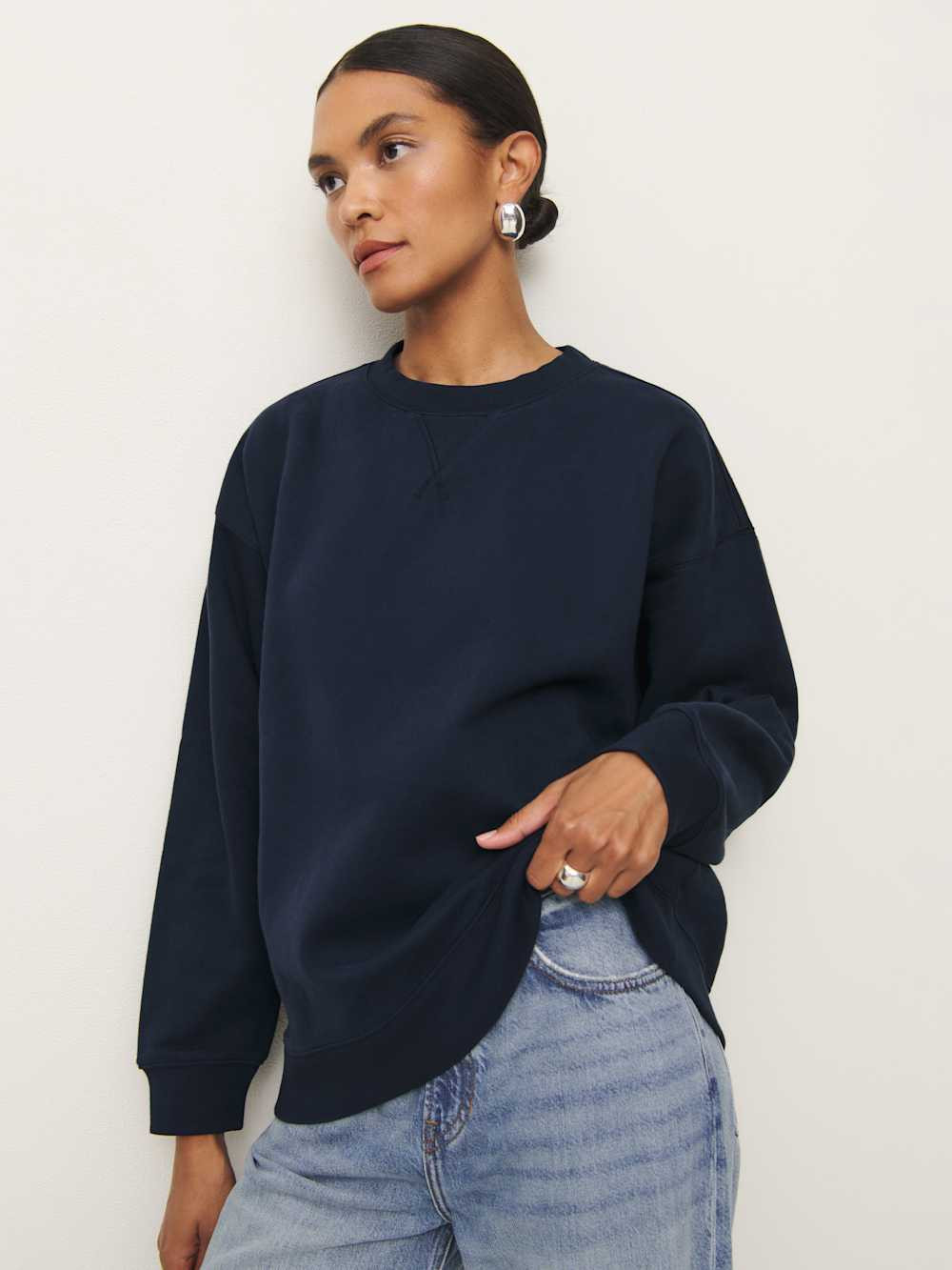 Drew Vintage Oversized Crewneck Sweatshirt | Reformation (Global)
