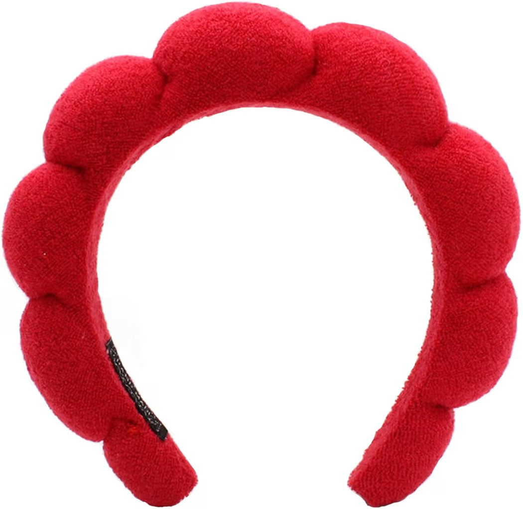 Spa Headbands for Washing Face Makeup Skin Care Headband Women Bubble Facial Beauty Headbands Puf... | Amazon (US)
