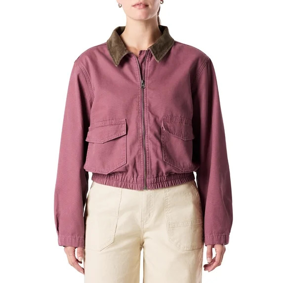Levi Strauss Signature Women's Vintage Zip Cinch Lined Jacket | Walmart (US)