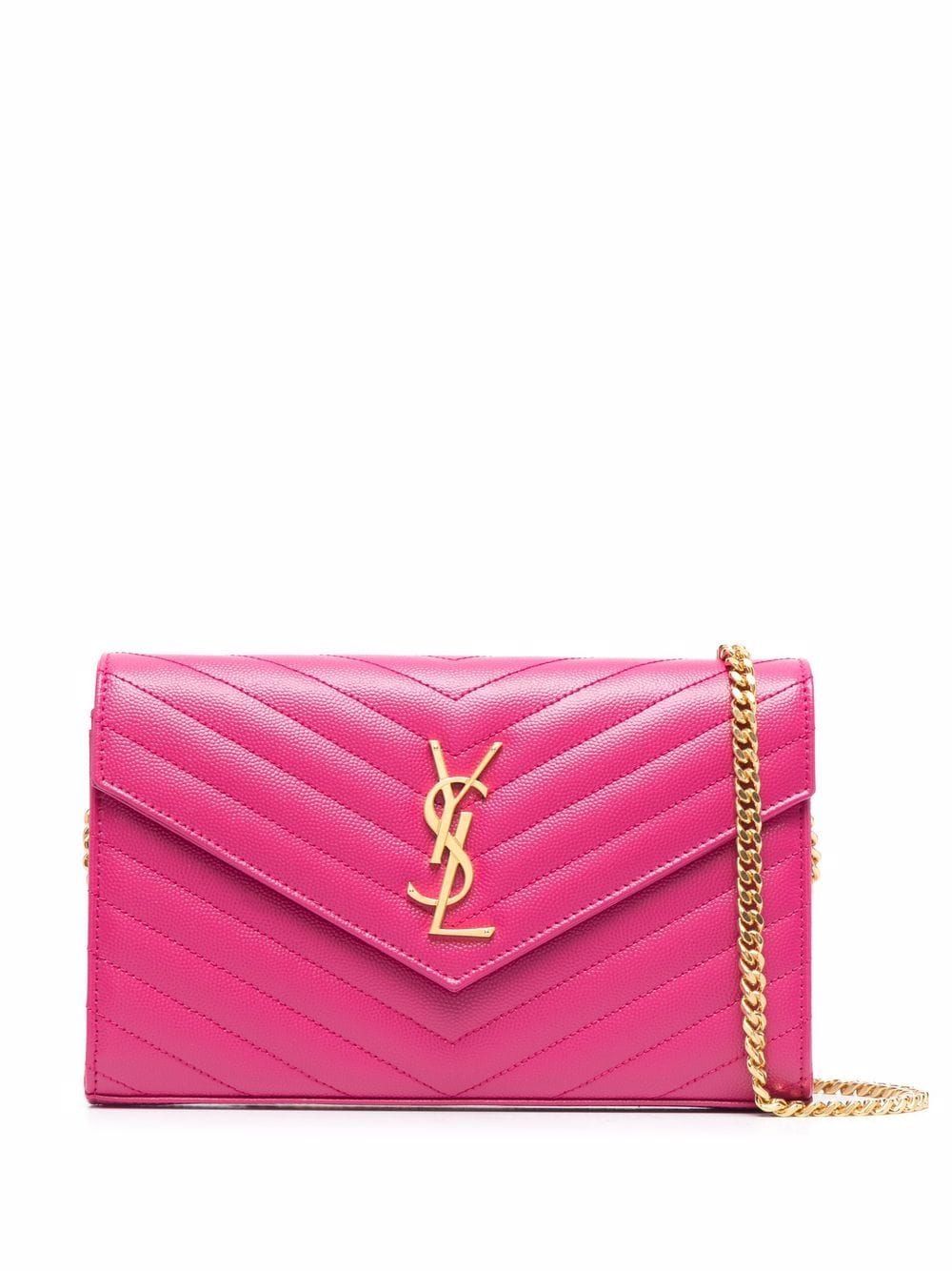 Saint Laurent Monogram wallet-on-chain - Farfetch | Farfetch Global