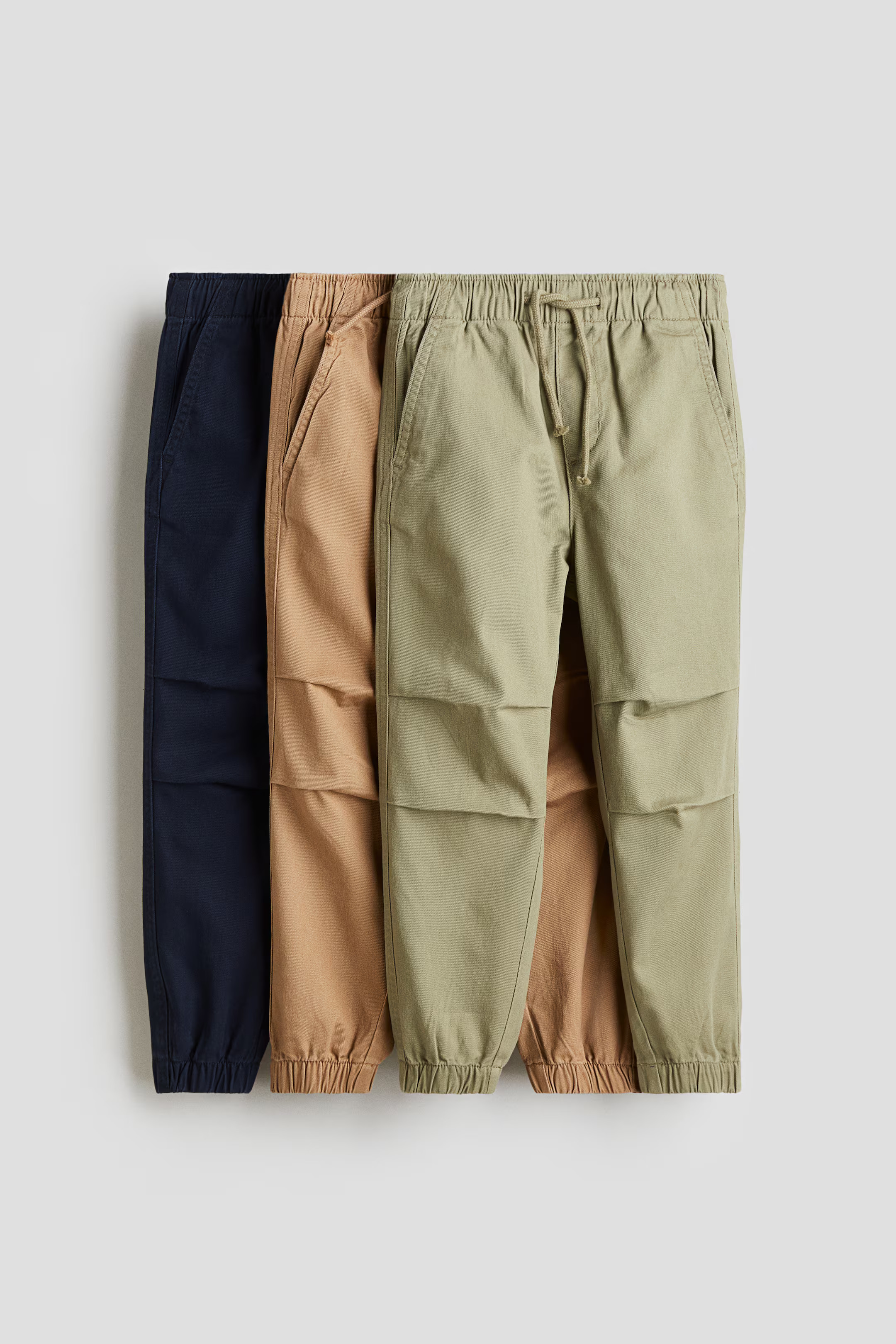 3-pack Cotton Joggers | H&M (US + CA)