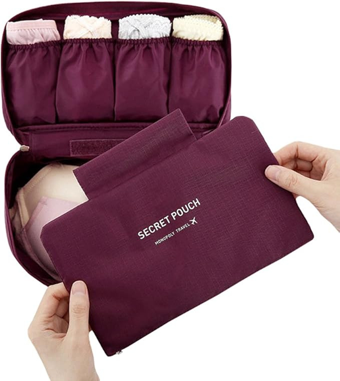 Wowlife Fashion Portable Multi-Functional Travel Organizer Cosmetic Make-up Bag Luggage Storage C... | Amazon (US)