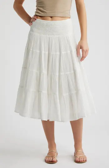 Bea Cotton Tiered Skirt | Nordstrom