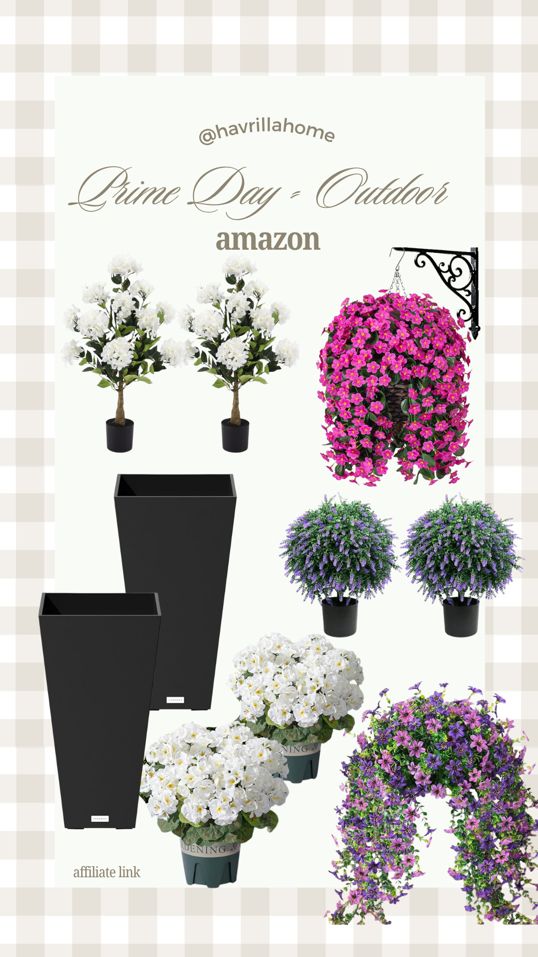 Prime Day Outdoor, outdoor decor, outdoor Amazon finds, Prime Day outdoor deals, faux outdoor trees, outdoor planters, black planters, hanging flower basket, outdoor flowers, purple flowers, white flowers, artificial outdoor plants, porch decor, front porch styling, outdoor landscaping, patio decor, curb appeal, outdoor living, garden decor, porch planters, exterior home decor, spring flowers, summer flowers, backyard decor, outdoor decorating ideas

#LTKSeasonal #LTKHome #LTKSaleAlert