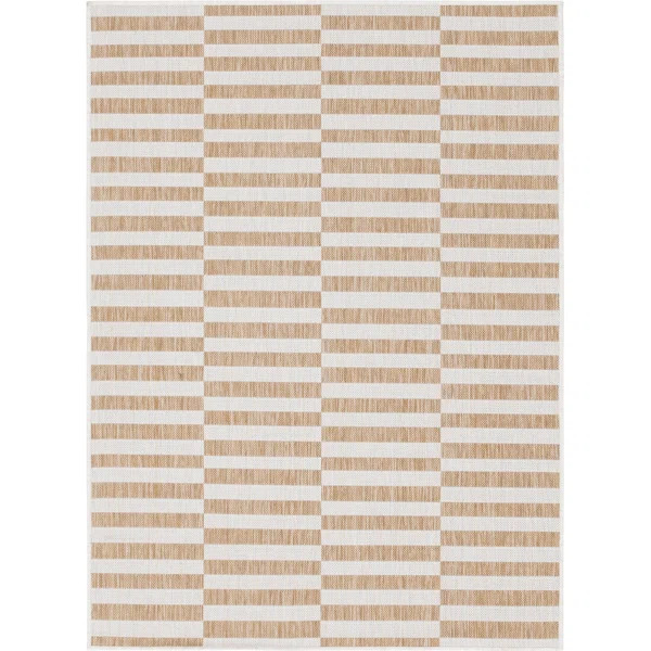 Robinson Brown Indoor/Outdoor Rug | Joss & Main