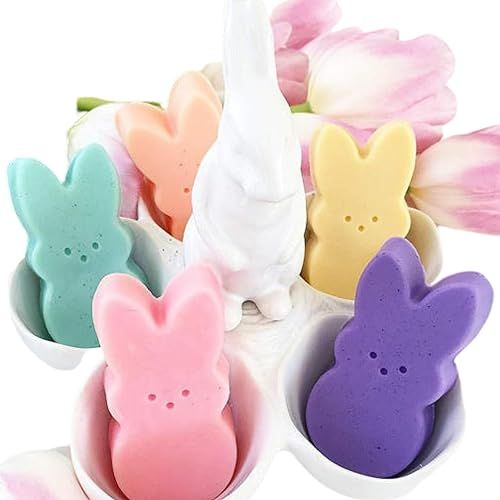 Pastel Bunny glycerin soap Easter basket gifts | Amazon (US)