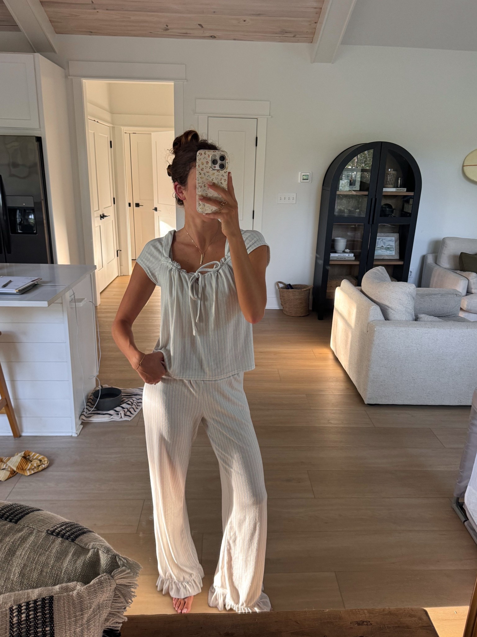 The softest lounge set ever 🤍

Wearing the Princess Lessons Pointelle Top + Pants from Grey Bandit — lightweight, breathable, and so comfy for slow mornings or cozy nights at home ✨

Such a pretty, effortless set you’ll keep reaching for
Linked it here 🤍

#LTKHome #LTKmomlife #LTKdayinmylife