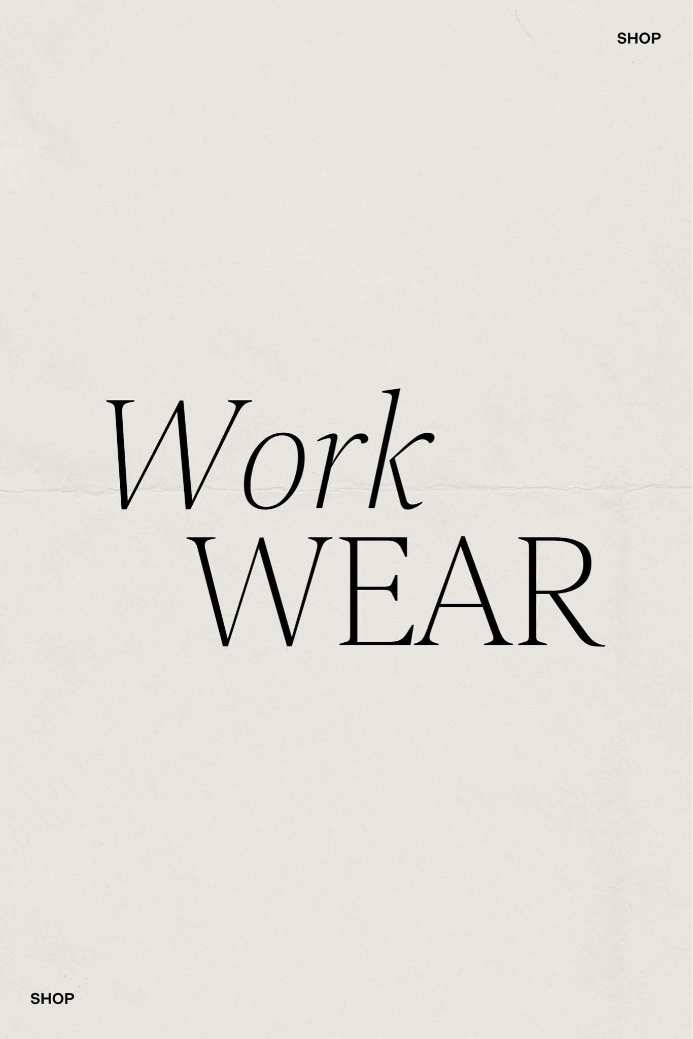 Workwear favorites! 