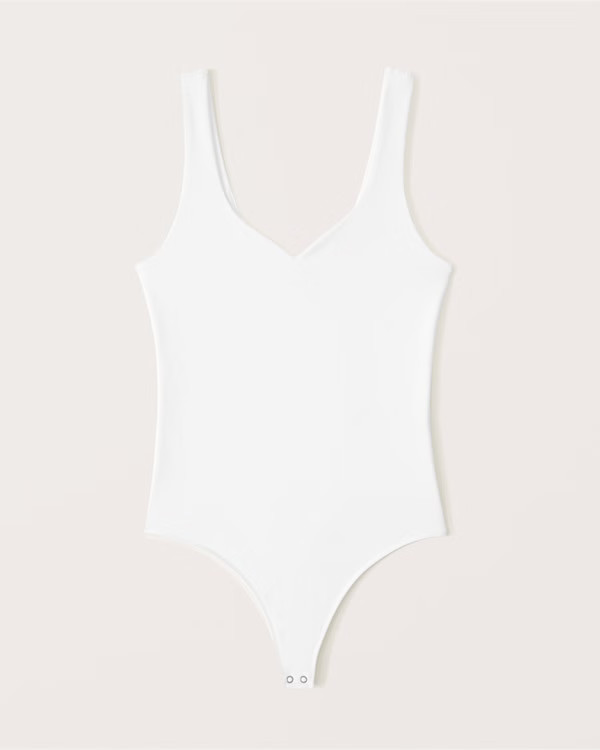 Double-Layered Seamless Sweetheart Bodysuit | Abercrombie & Fitch (US)
