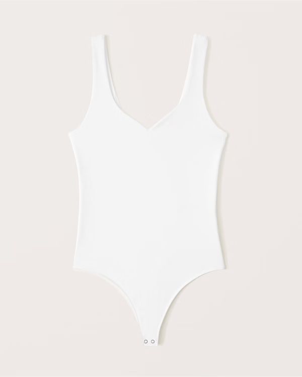 Double-Layered Seamless Sweetheart Bodysuit | Abercrombie & Fitch (US)