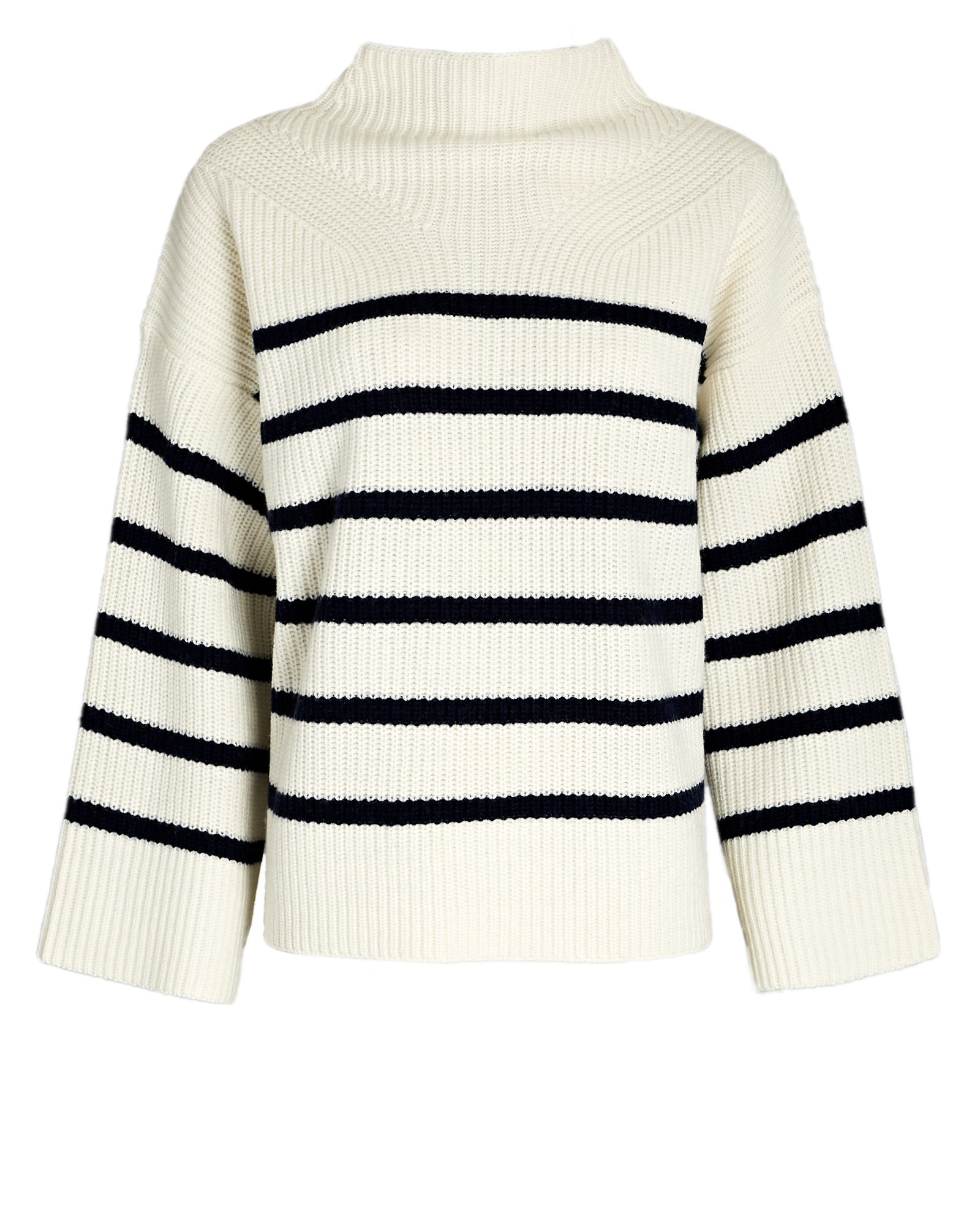 Louise Striped Wool Turtleneck Sweater | INTERMIX