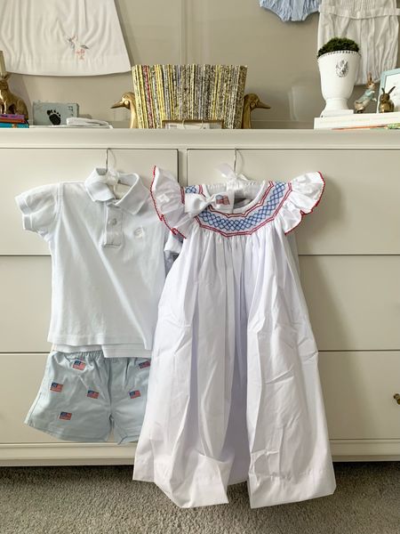 Sibling match set and ready for the Red, White & Blue.

#LTKbaby #LTKSeasonal #LTKkids