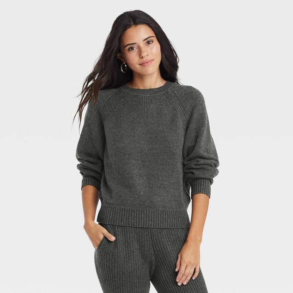 Women's Crewneck Pullover Sweater -… | Target