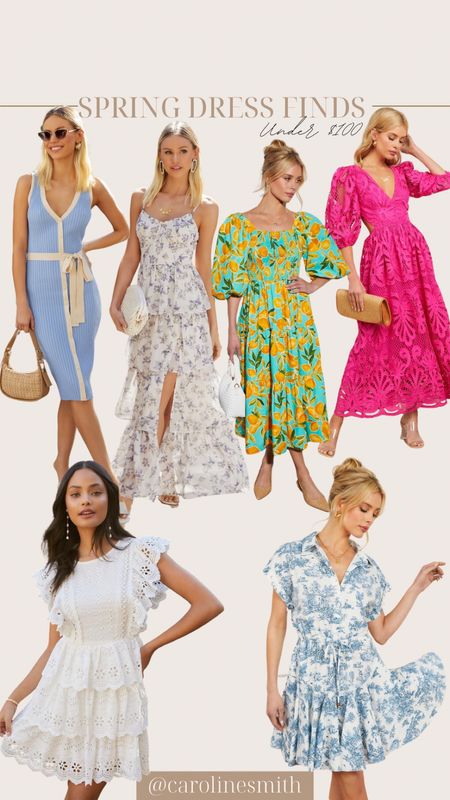 Spring Dresses under $100
Use code MAR20 for 20% off


Easter dress, beach dress, floral, lemons, pink, white dress, summer dress, toile, Vici 

#LTKfindsunder100 #LTKsalealert #LTKSeasonal