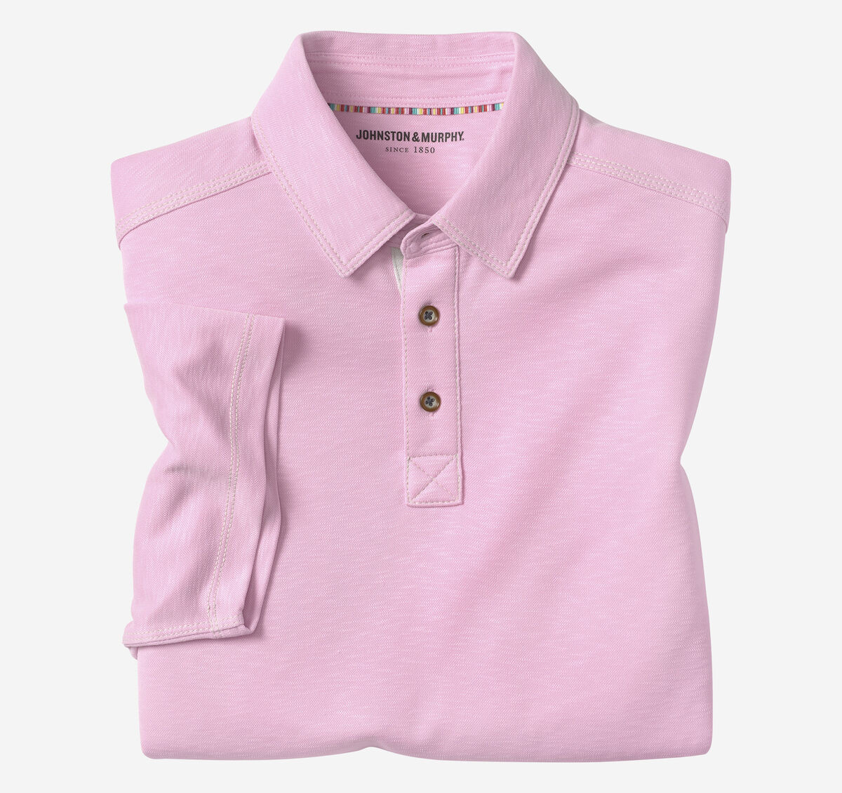 Vintage Slub Polo | Johnston & Murphy