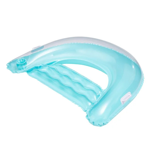 Bluescape Inflatable Comfort Chair Lounge Pool Float, Teal, Age 14 & up, Unisex - Walmart.com | Walmart (US)