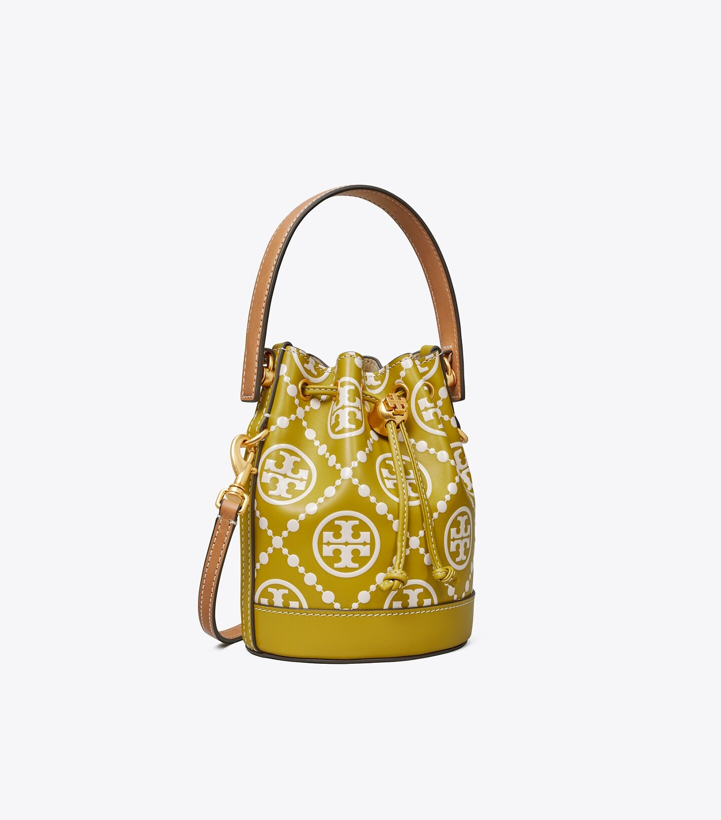 T Monogram Embossed Mini Bucket Bag | Tory Burch (US)