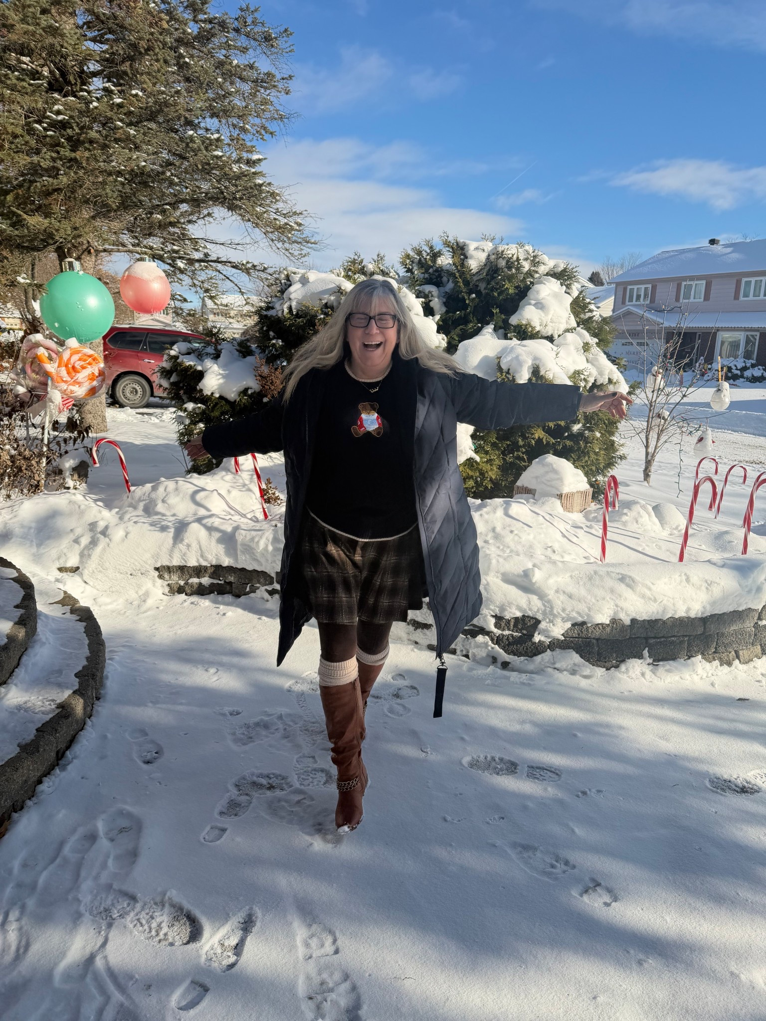 Looks like winter has arrived 

#LTKdayinmylife #LTKMidsize #LTKOver40