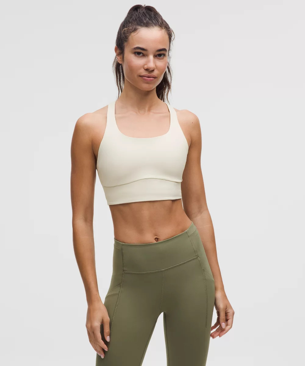 lululemon Energy Cross-Strap Longline Bra Evolve   Medium Support, B-D Cups | lululemon (AU)
