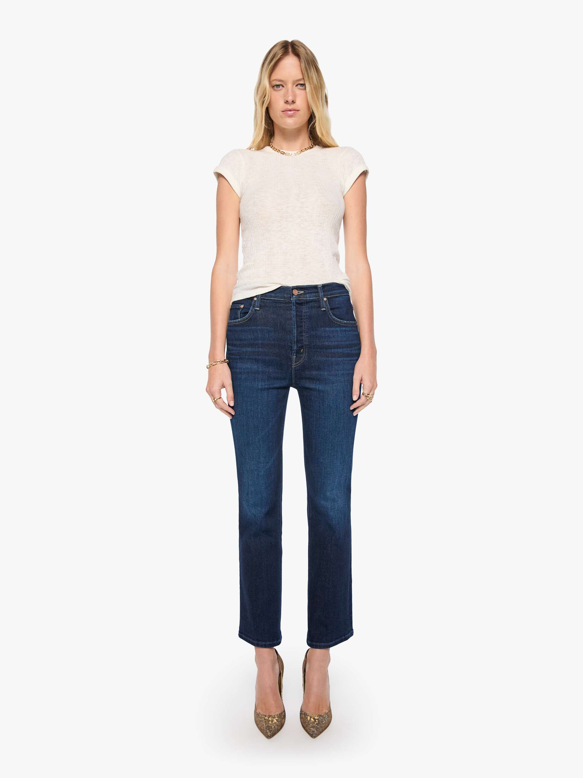 The Tripper Flood - Hard Stop Honey | Mother Denim