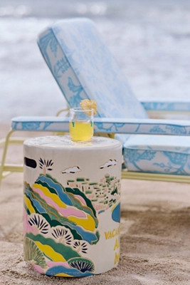 Al Mare Ceramic Side Table | Anthropologie (US)