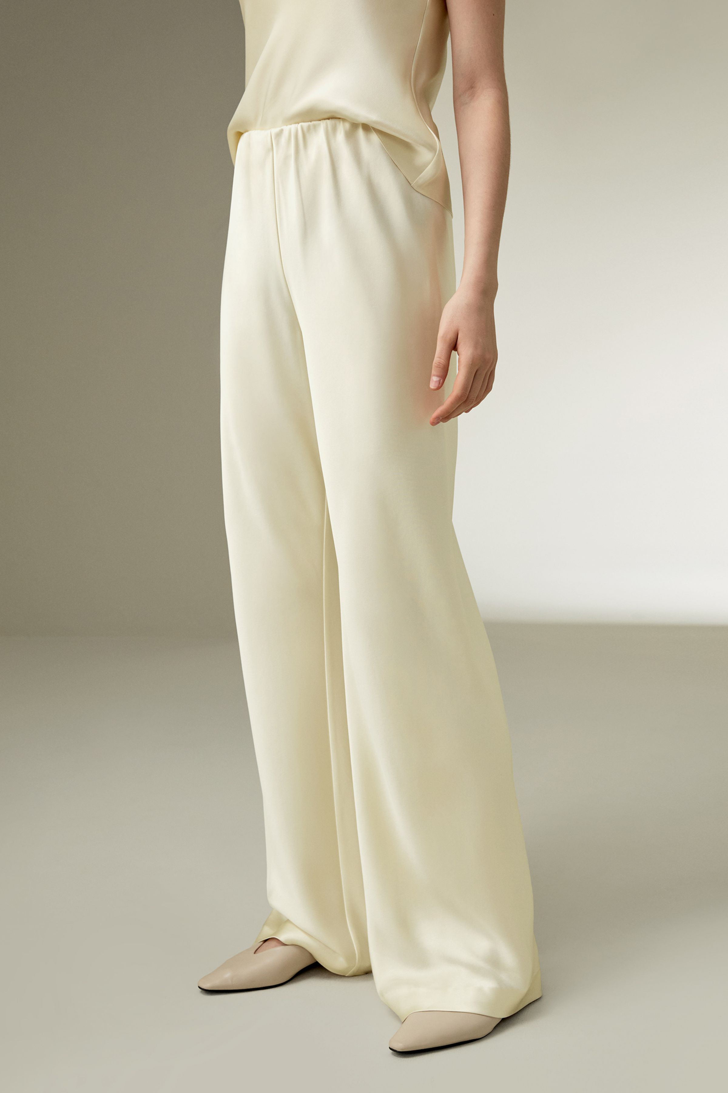 Full bias cut silk pants | LILYSILK