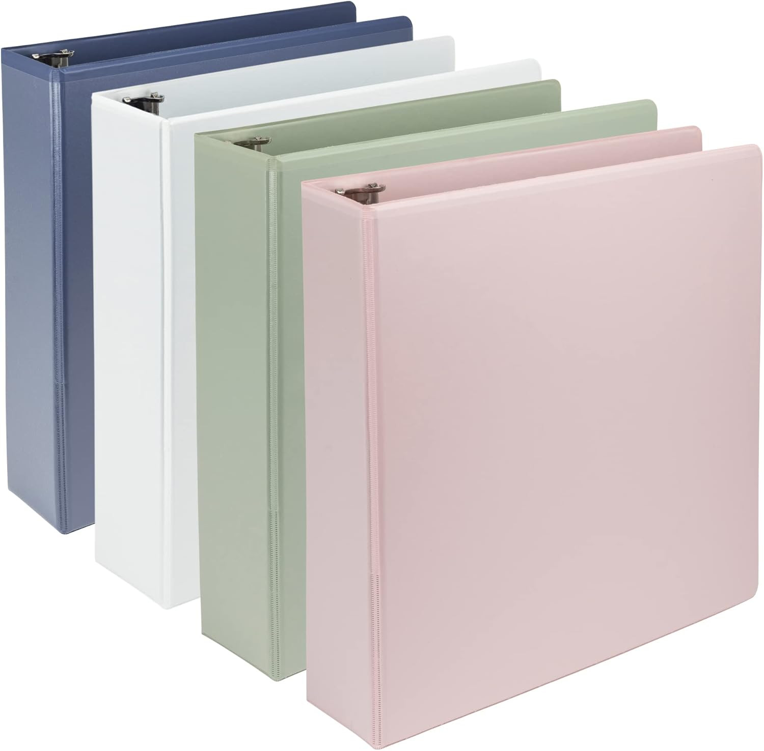 Samsill Earth's Choice, 2-Inch Durable D-Ring View Binder 4 Pack, USDA Certified Biobased, Eco-Fr... | Amazon (US)