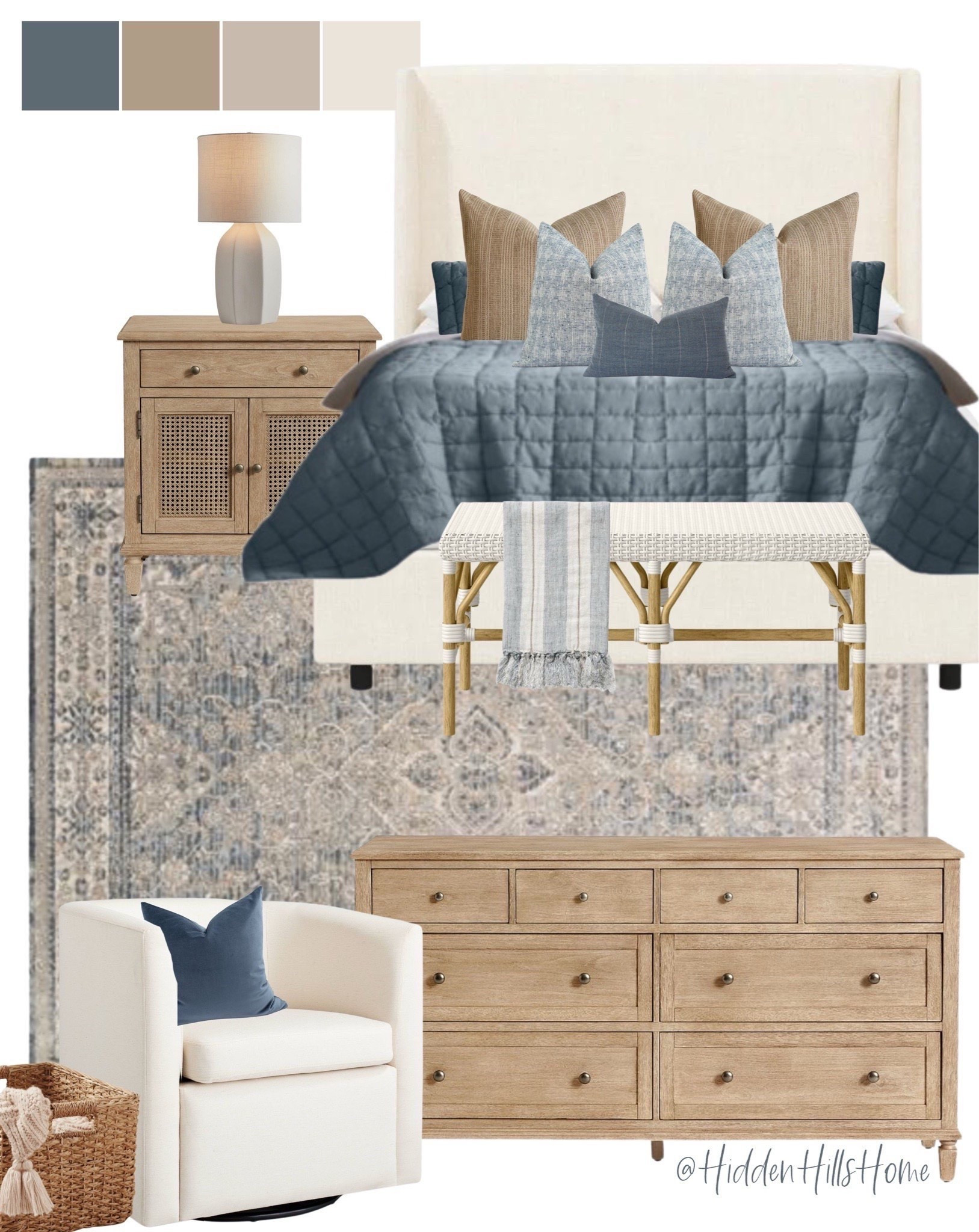 Master bedroom decor mood board, bedroom design ideas, bedroom inspiration #bedroom

#LTKSaleAlert #LTKHome