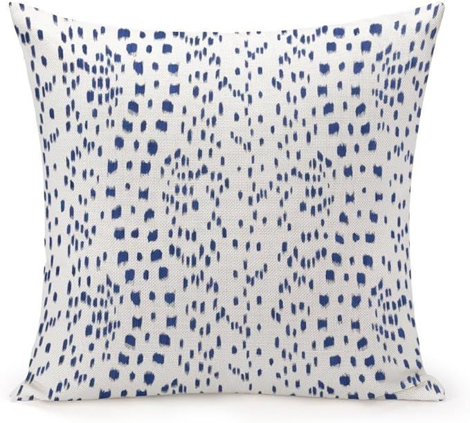 Brunschwig Fils Les Touches Blue and White Decorative Pillow Cover Throw Pillow Covers Modern Pil... | Amazon (US)