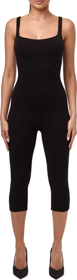 Naked Wardrobe Stretch Jersey Capri Jumpsuit | Nordstrom | Nordstrom