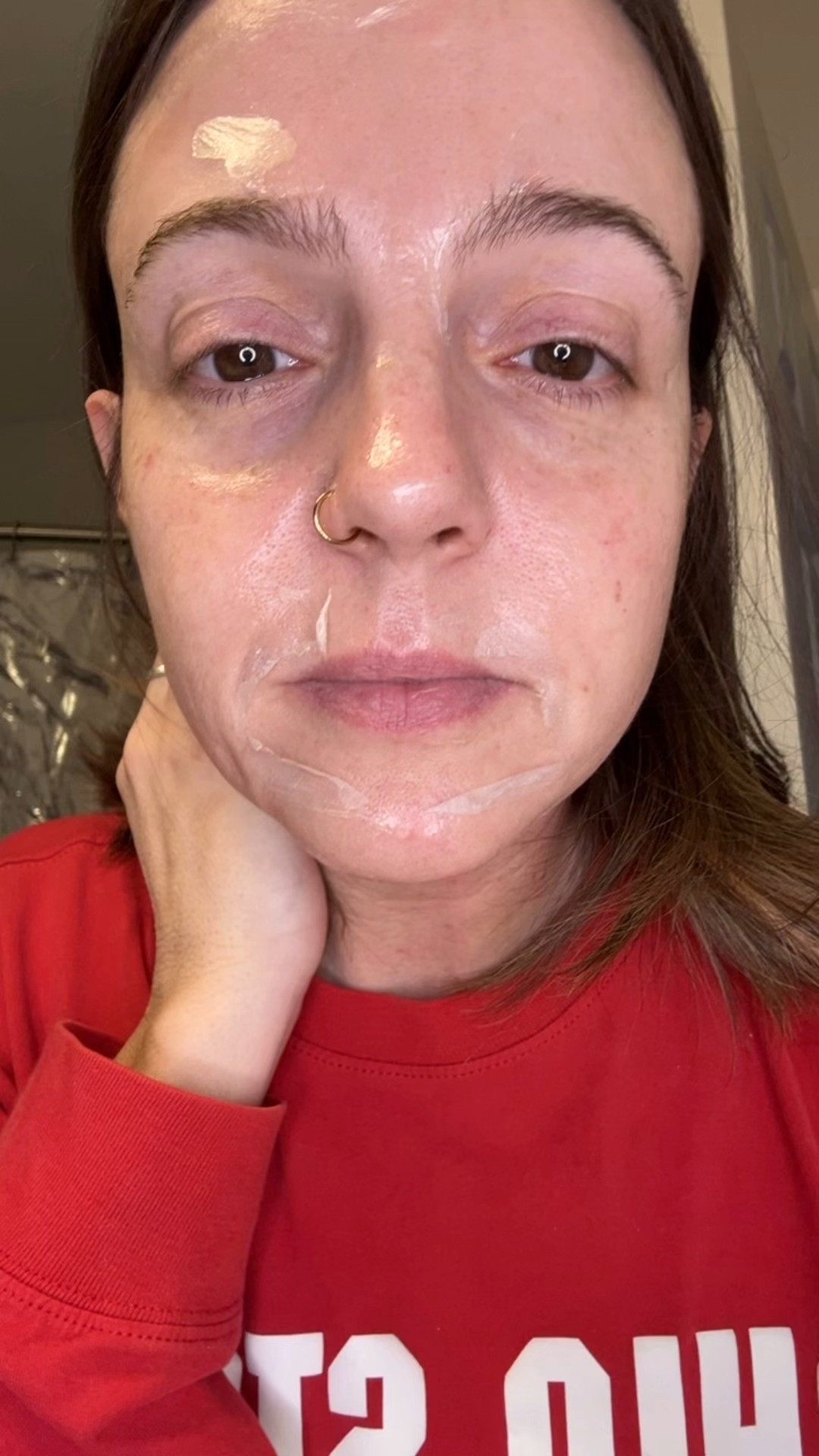 nothing is more satisfying than peeling off an overnight face mask 🤷🏻‍♀️ my 36 year old skin is loving the Korean skin care, specifically Medicube. this was my first time and i honestly only left it on about 4 hours - no irritation or redness. Next time I’ll leave it on overnight for sure. #koreanskincare #skincare #medicube 

#LTKselfcare