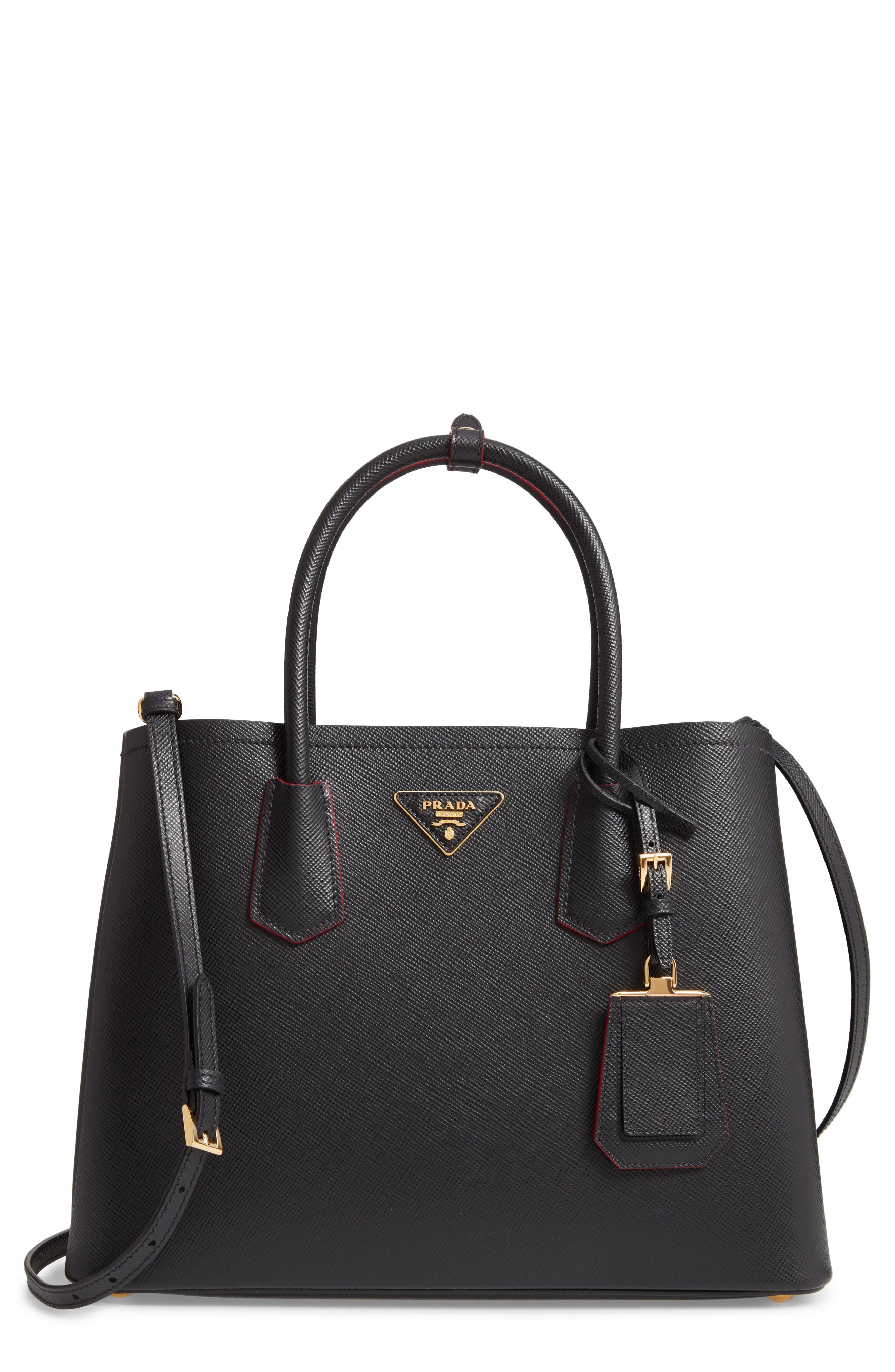Prada Double Medium Saffiano Leather Tote - | Nordstrom