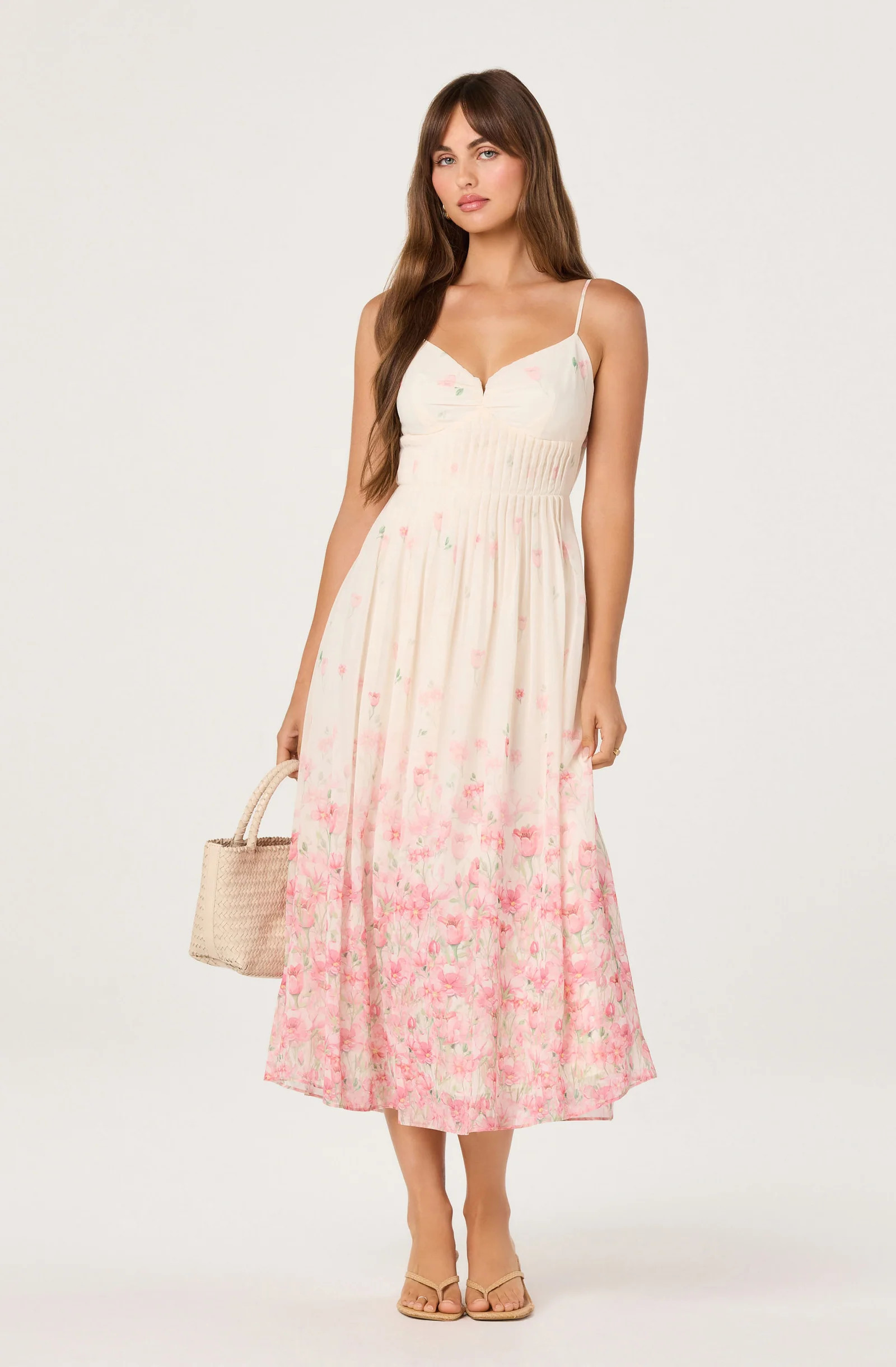 Bellora Pintuck A-Line Midi Dress | ASTR The Label (US)