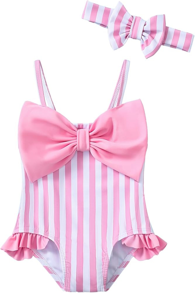 Mioglrie Toddler Baby Girl Swimsuit Infant Bathing Suits Summer Beach Swim Suit Newborn One Piece... | Amazon (US)