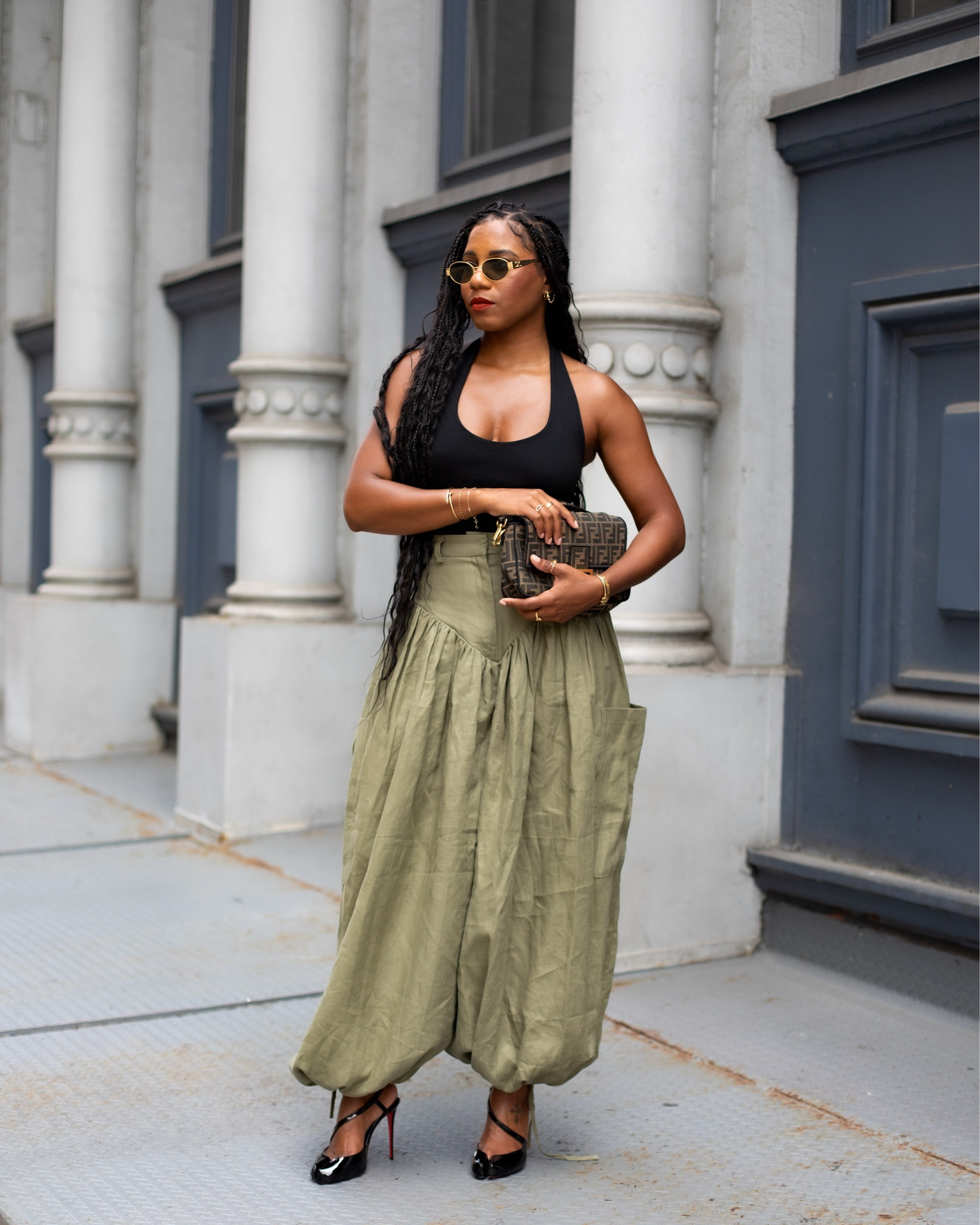 Shop the look!

@zara top
@fenoel pants (small)
@margiela x @louboutinworld sandals
@fendi bag
@celine sunnies

#celine #fenoel #louboutin #zara 

#LTKStyleTip #LTKItBag #LTKShoeCrush