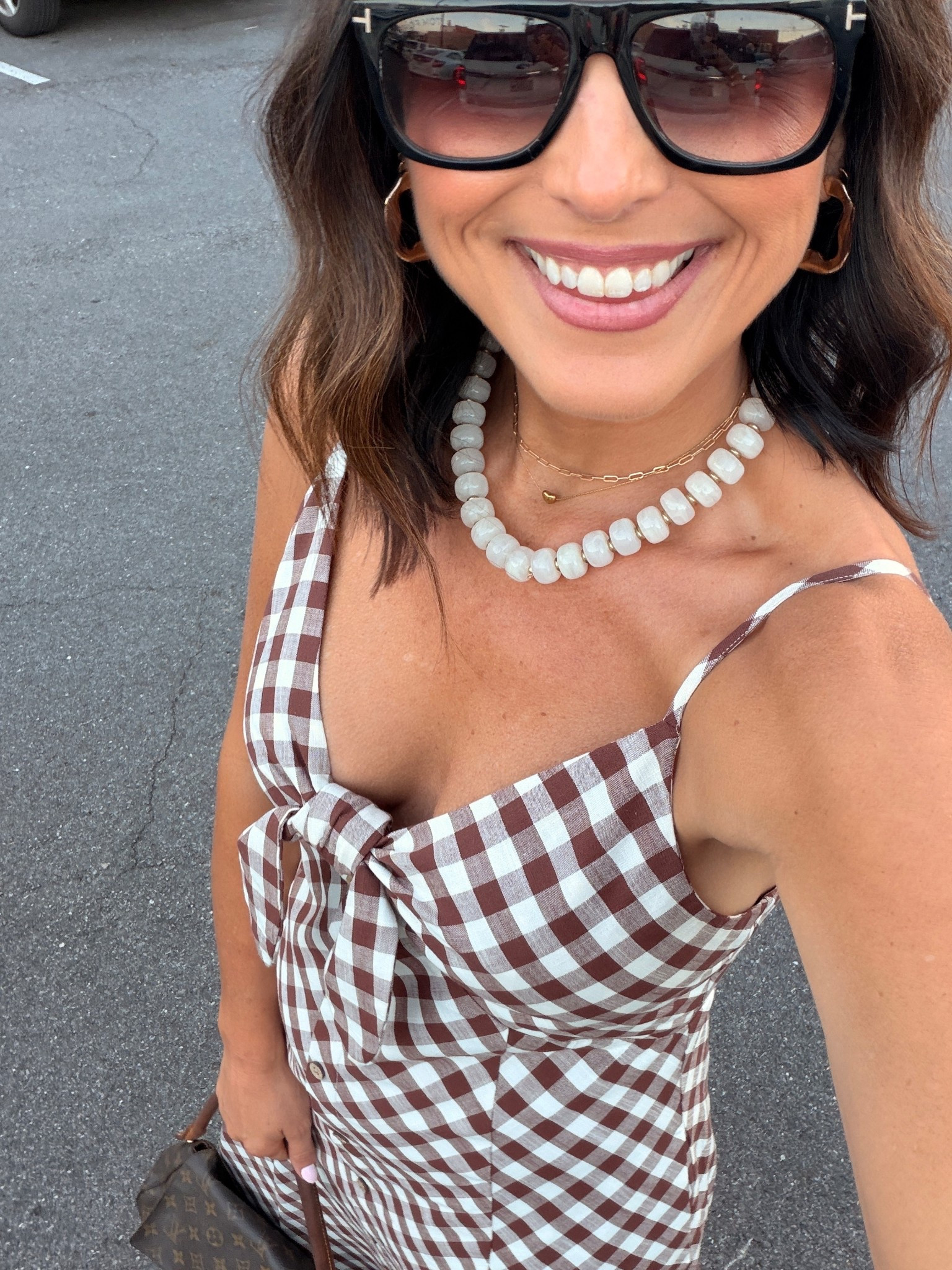 Wearing a xs! 

#LTKmomlife #LTKPetite #LTKMidsize