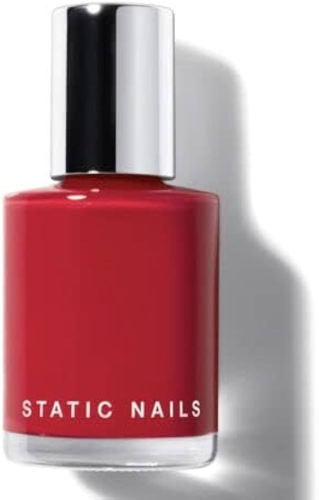 Static Nails Liquid Glass Lacquer, Longer Lasting 8+ Free Treatment Nail Polish (Reds & Oranges) ... | Amazon (US)